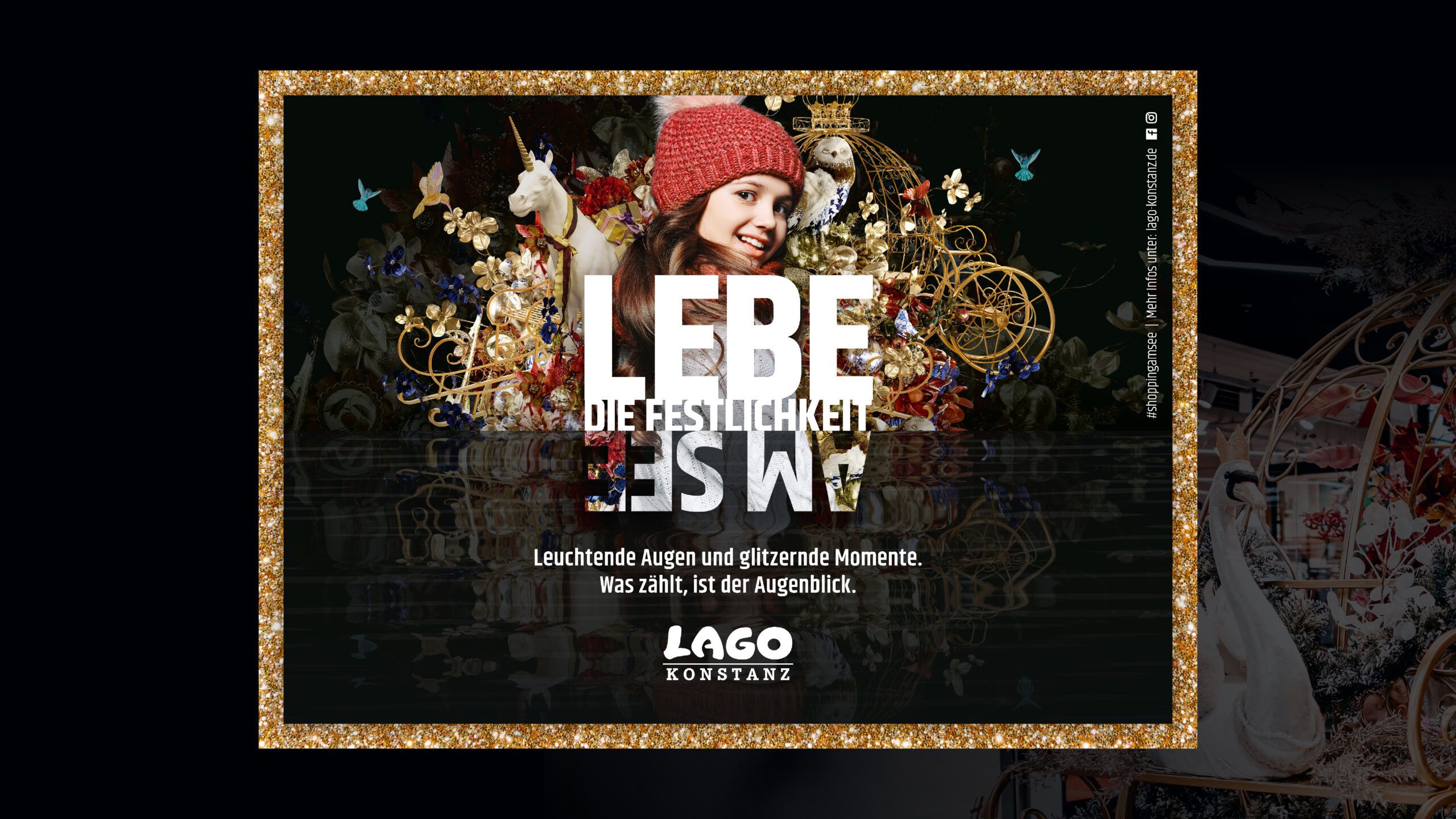 Markenauftritt LAGO. Webauftritt Weihnachten 2021.