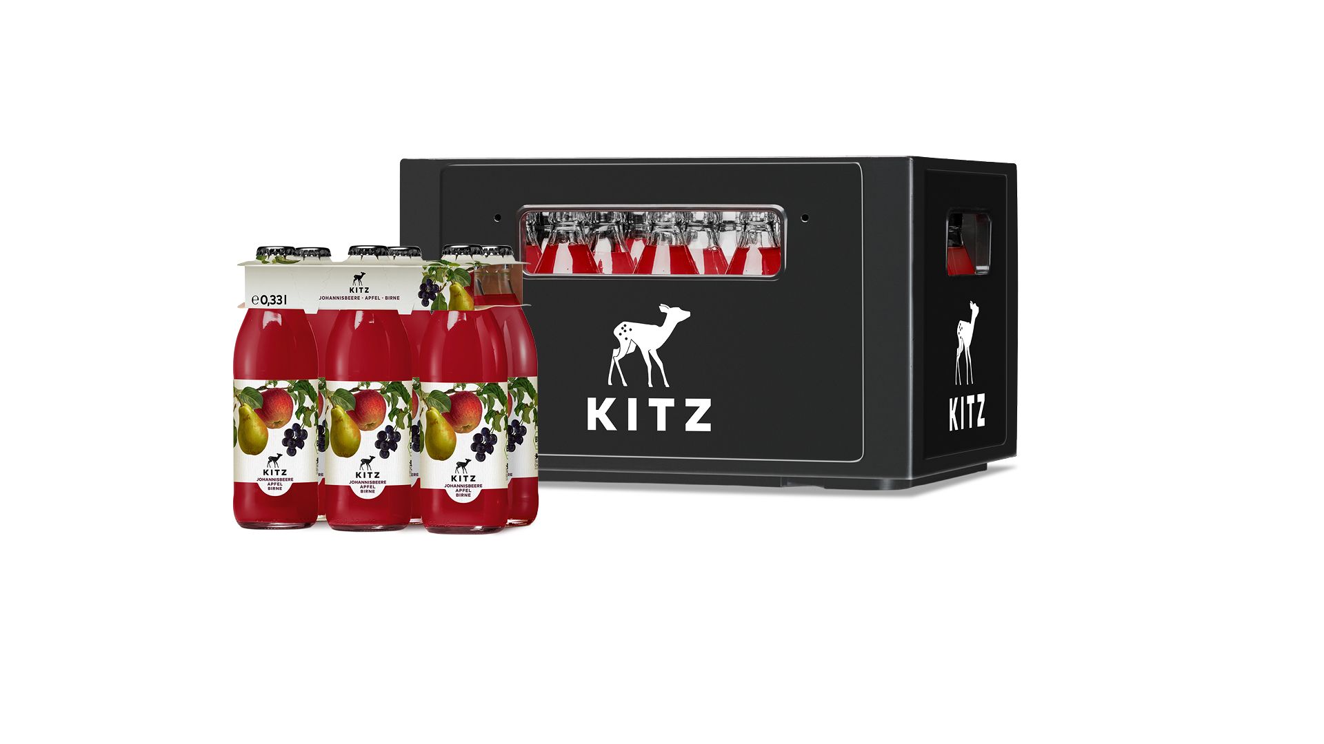 Einführungskampagne für Kitz. Getränke und Kiste.