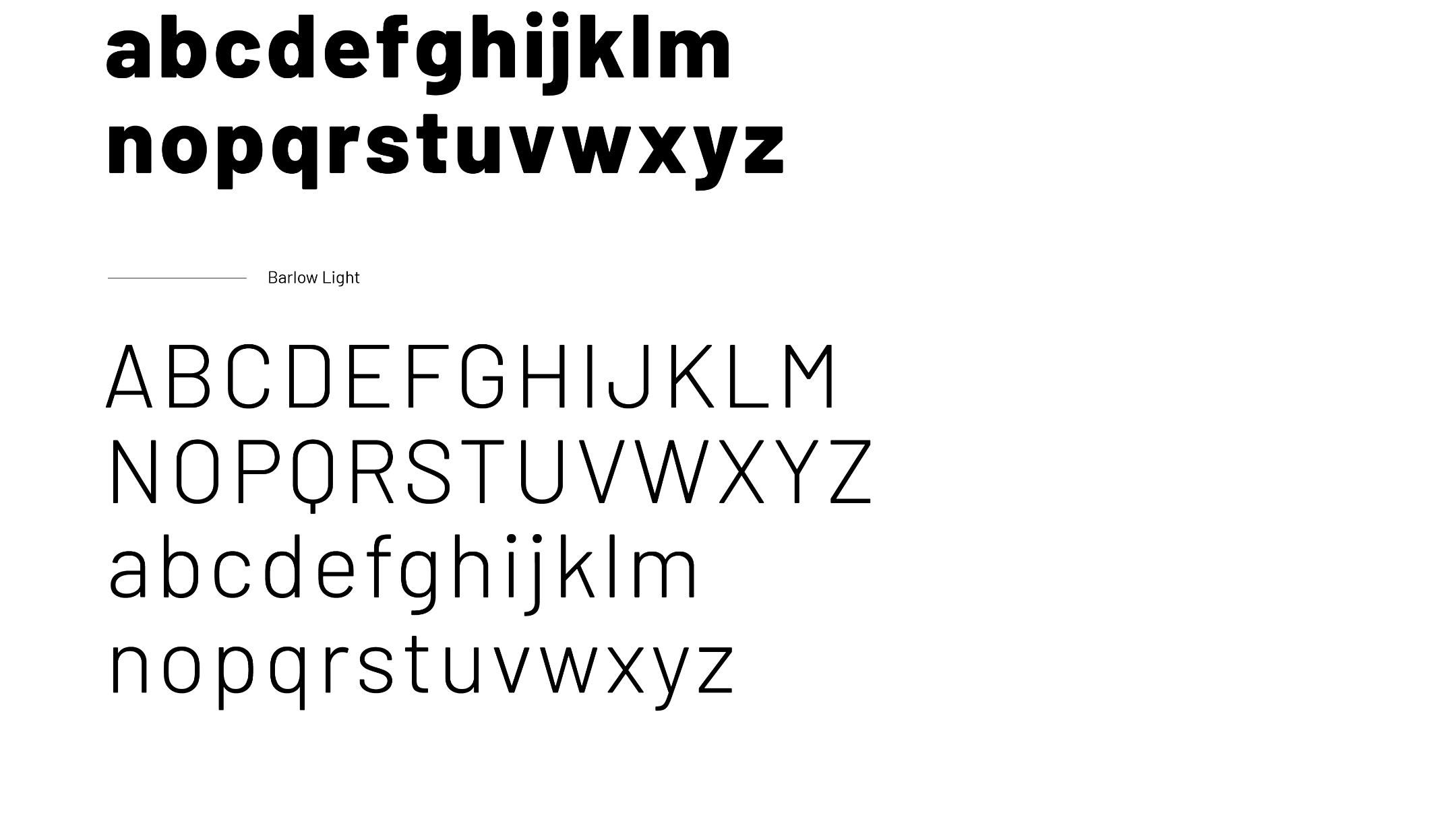 Düker Corporate Design Schrift